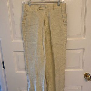 Howard Yount Yellow Linen Pants 28 Hertling USA